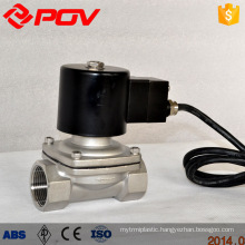 Stainless steel valve normal closed nature gas solenoid valve